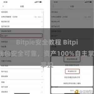 Bitpie安全教程 Bitpie钱包安全可靠，资产100%自主掌控