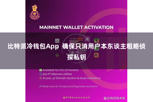 比特派冷钱包App  确保只消用户本东谈主粗略侦探私钥